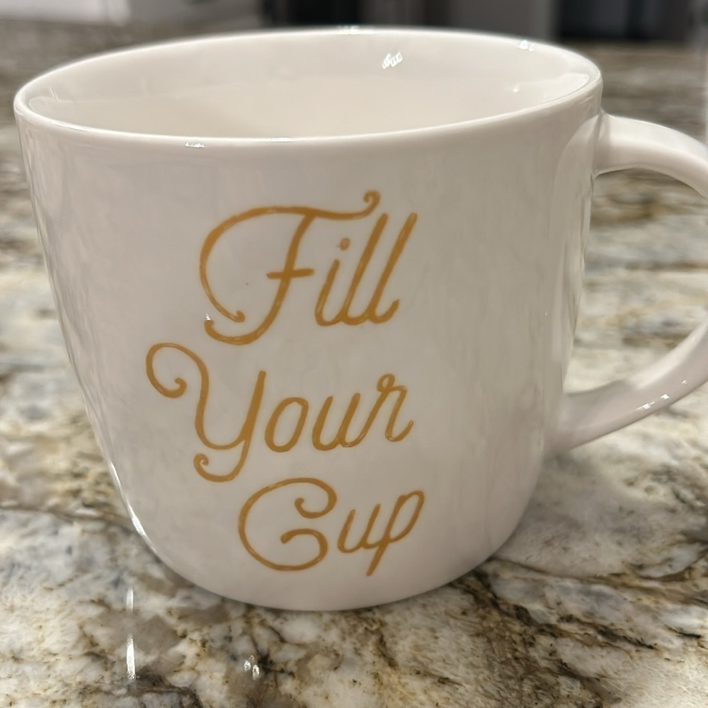 STARBUCKS Fill Your Cup 2016 ceramic mug ☕️